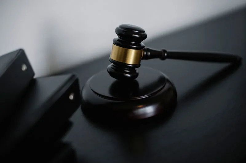 A case being weighed and decided